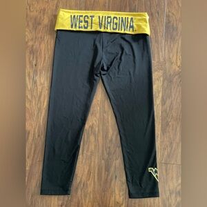 West Virginia Black Leggings